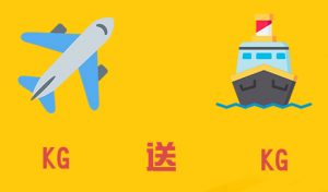 空运KG送海运小包KG