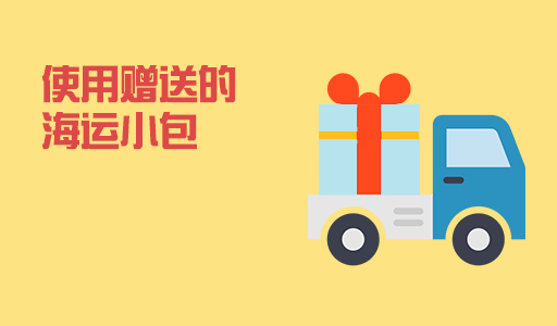 使用赠送的海运小包 01