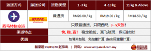 西马特快空运费